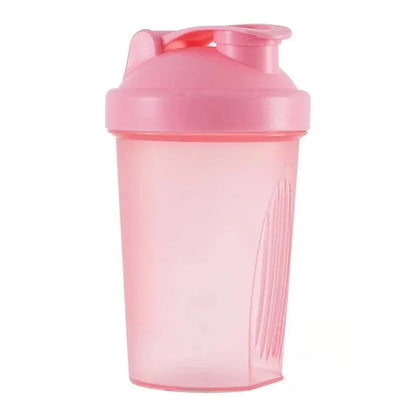 400ML Shaker Bottle with Stainless Ball BPA Free Plastic Protein Shakes Leakproof for Powder Workout Gym Sport