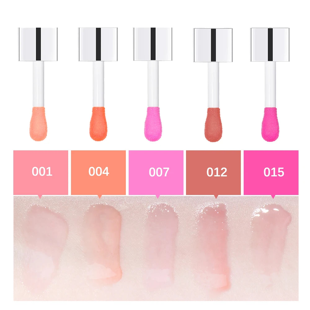 Hydrating Lip Glow Oil, Moisturizing Transparent Plumping Lip Gloss, Tinted for Lip Care and Dry Lip,Ideal Gift For Mother's Day