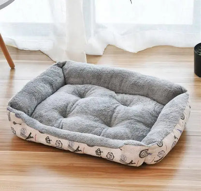 Warm Bone Pet Dogs Bed Washable House Cat Puppy Cotton Kennel Mat Soft Nest Dog Baskets Pet Products For Small Medium Large Dog