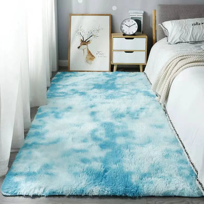 VIKAMA 60X160cm Silk Wool Rugs Women's Room Rug Floor Mats Room Carpet Bedroom Foot Bed Sleeping Room Rugs Mats In The Bedroom