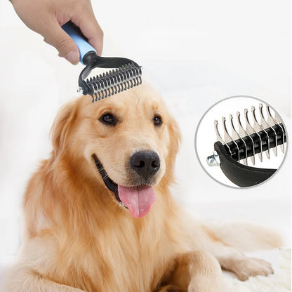 Dog Brush Pet Dog Hair Remover Cat Comb Grooming And Care Brush For Matted Long Hair and Short Hair Curly Dog Supplies Pet Items