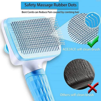 Dog Hair Remover Brush Cat Dog Hair Grooming And Care Comb For Long Hair Dog Pet Removes Hairs Cleaning Bath Brush Dog Supplies