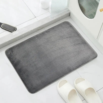 Elegant Memory Foam Bath Mat: Non-Slip, Stain-Resistant, Soft Comfort, Home Decor Rug - Perfect for Bathroom, Bedroom, Kitchen