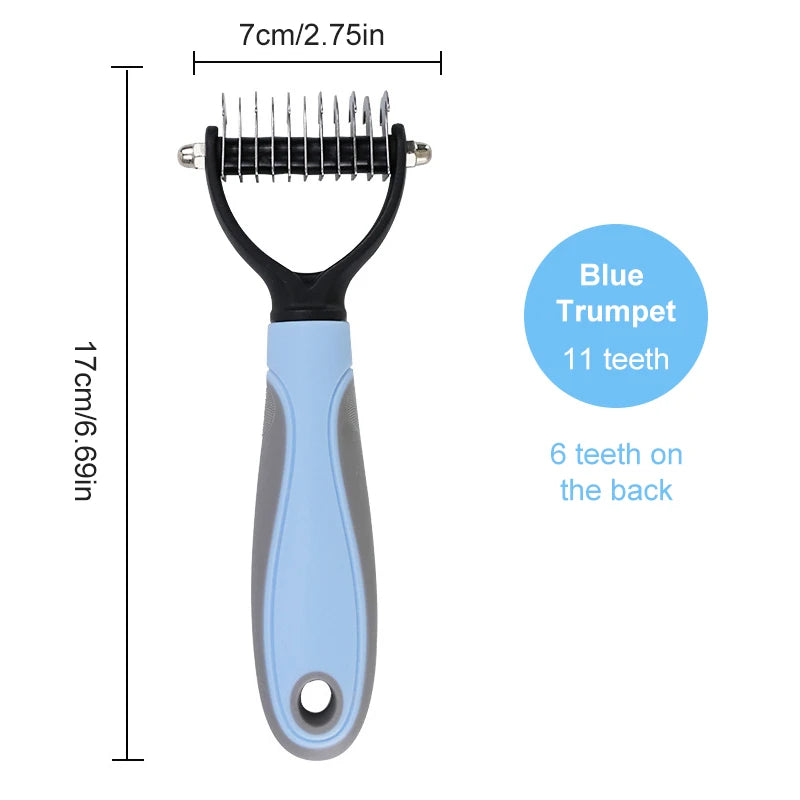 Dog Brush Pet Dog Hair Remover Cat Comb Grooming And Care Brush For Matted Long Hair and Short Hair Curly Dog Supplies Pet Items