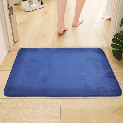 Elegant Memory Foam Bath Mat: Non-Slip, Stain-Resistant, Soft Comfort, Home Decor Rug - Perfect for Bathroom, Bedroom, Kitchen