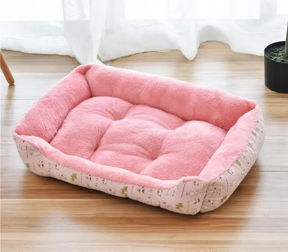 Warm Bone Pet Dogs Bed Washable House Cat Puppy Cotton Kennel Mat Soft Nest Dog Baskets Pet Products For Small Medium Large Dog