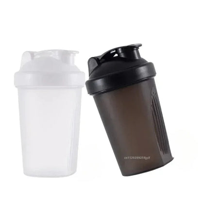 400ML Shaker Bottle with Stainless Ball BPA Free Plastic Protein Shakes Leakproof for Powder Workout Gym Sport