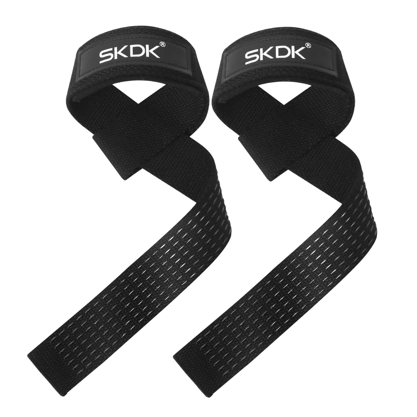 Weightlifting Straps Anti-Slip Silicone Lifting Wrist Straps Strength Training Deadlifts Crossfit Hand Grips Wrist Support