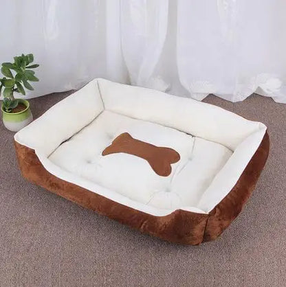 Warm Bone Pet Dogs Bed Washable House Cat Puppy Cotton Kennel Mat Soft Nest Dog Baskets Pet Products For Small Medium Large Dog