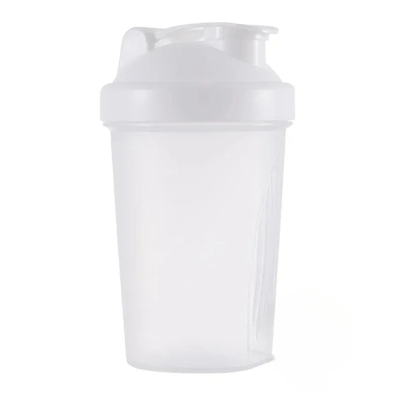 400ML Shaker Bottle with Stainless Ball BPA Free Plastic Protein Shakes Leakproof for Powder Workout Gym Sport