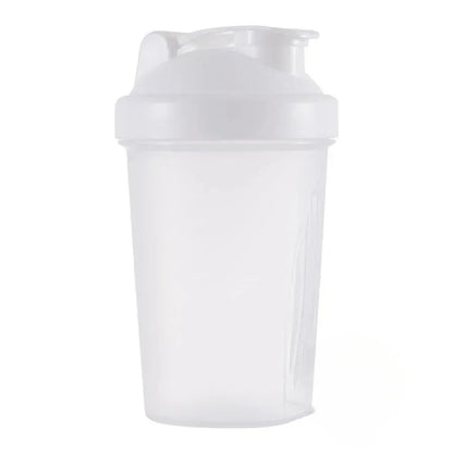 400ML Shaker Bottle with Stainless Ball BPA Free Plastic Protein Shakes Leakproof for Powder Workout Gym Sport